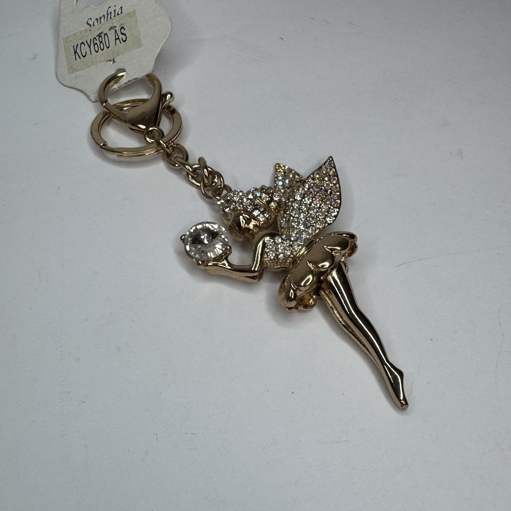 Rhinestone Fairy Keychain Or Purse‎ FOB
